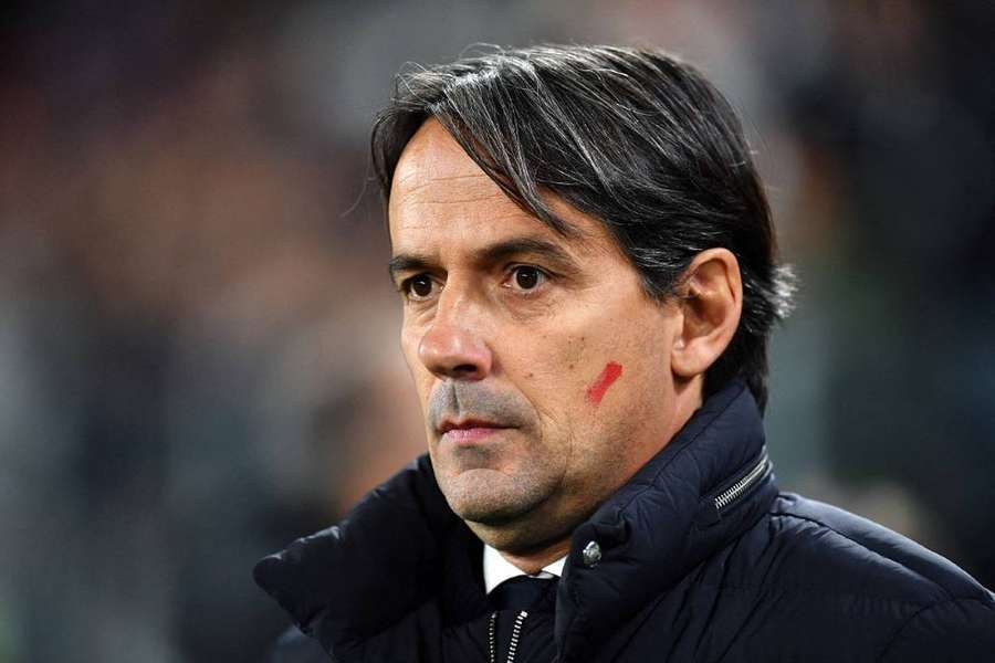 Inzaghi este domingo à noite contra a Juventus.