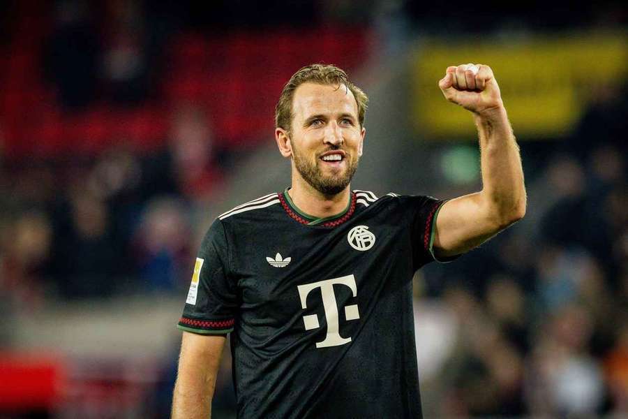 Harry Kane jubelt über den hart erkämpften Sieg in Köln