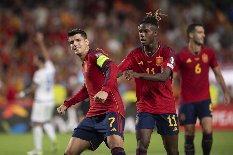 Spain scored six goals against Cyprus
