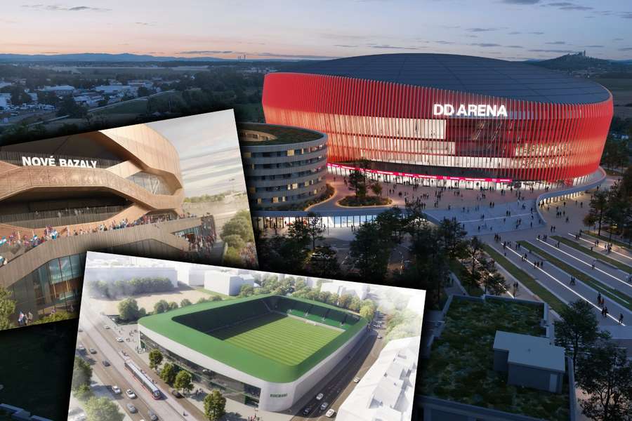 V Česku by mělo v budoucnu vyrůst hned několik stadionů.