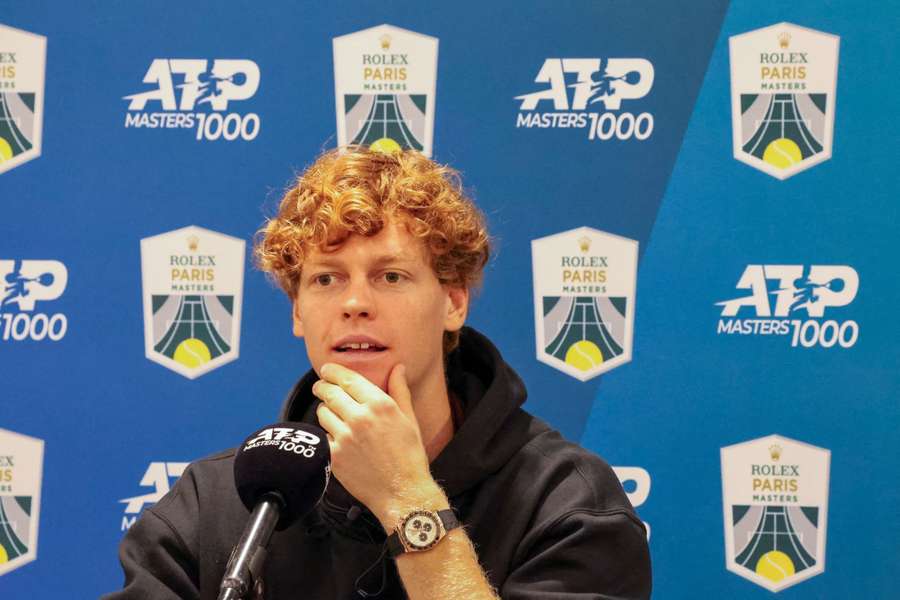 Jannik Sinner la conferința de presă Jannik Sinner la conferința de presă