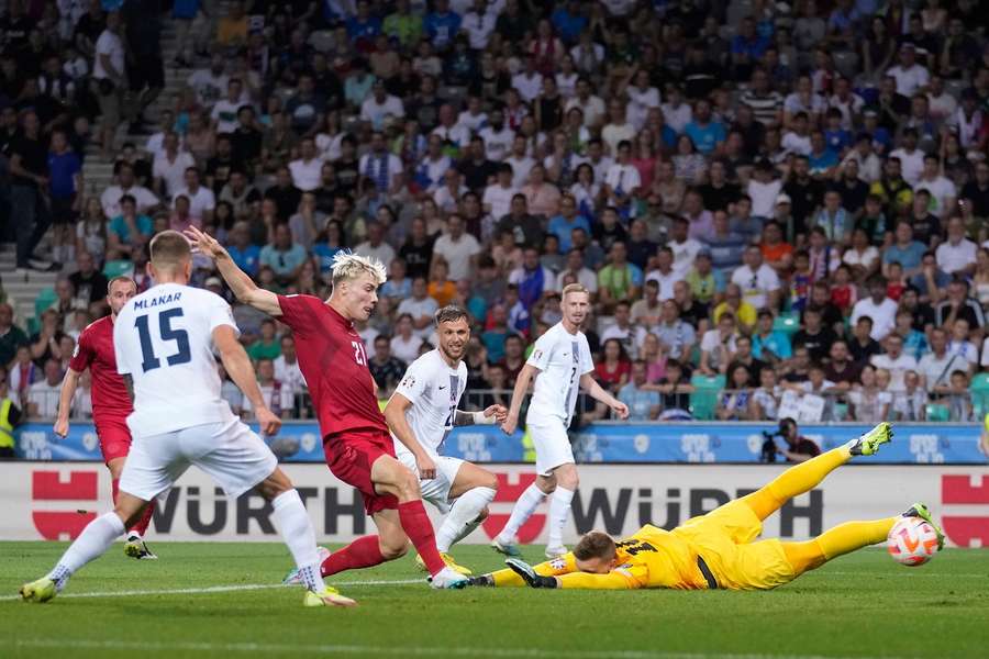 Hojlund scoort zijn zesde goal in evenveel interlands