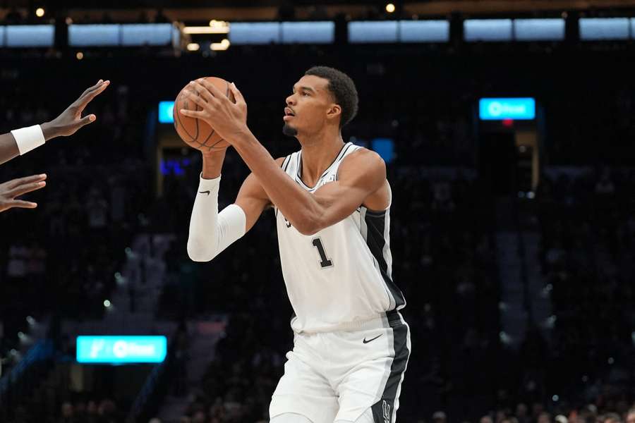 Victor Wembanyama during the preseason