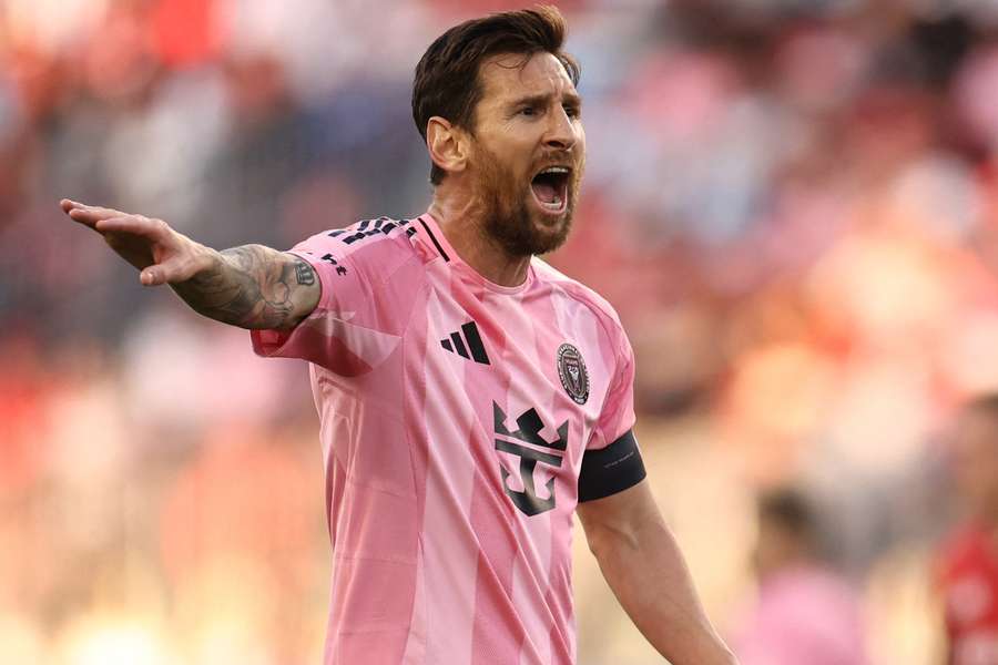Lionel Messi não conseguiu dar a vitória ao Inter Miami