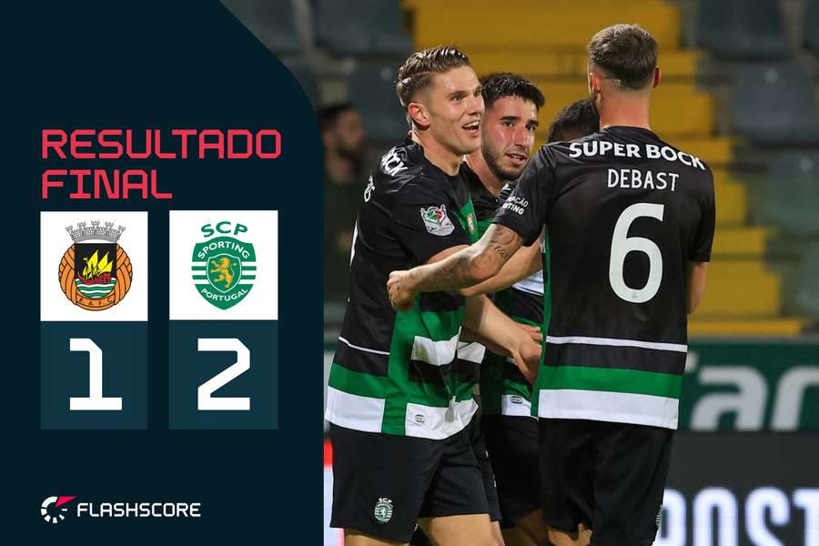 Gyokeres e Gonçalo Inácio fizeram os golos do Sporting em Paços de Ferreira