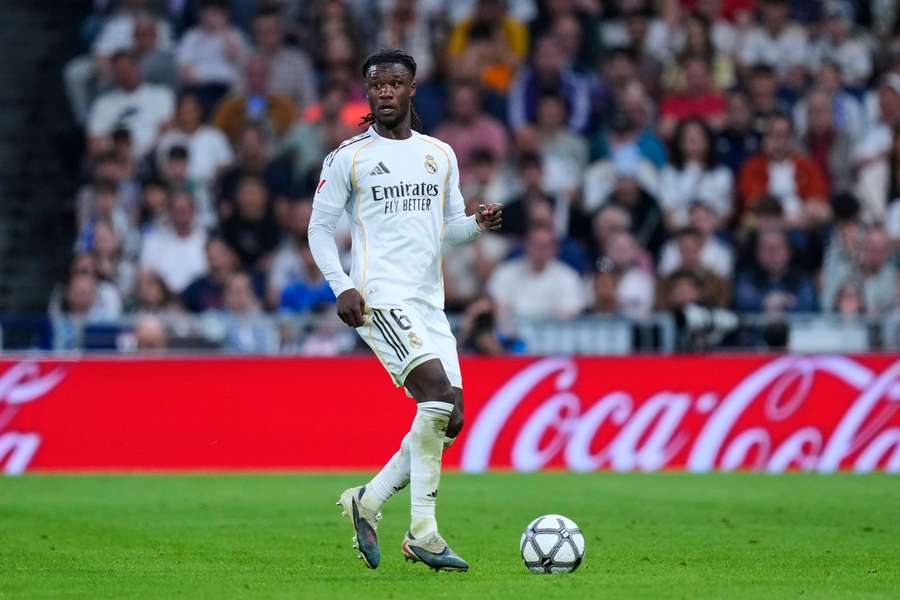 Eduardo Camavinga du Real Madrid lors du match contre Girona Eduardo Camavinga du Real Madrid lors du match contre Girona