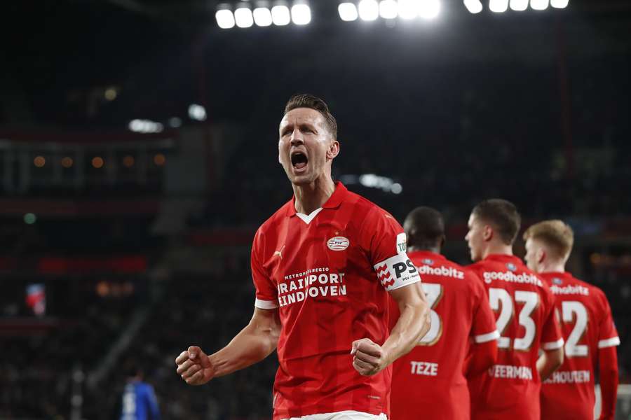 Luuk de Jong is de man in vorm bij PSV Luuk de Jong is de man in vorm bij PSV