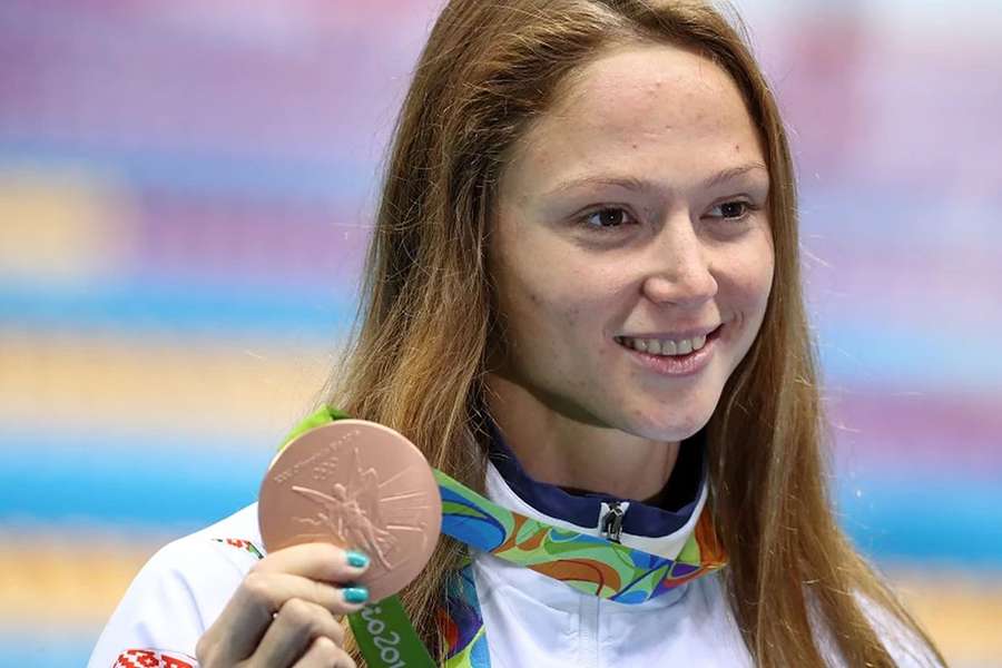 Aleksandra Hierasimienia foi medalha de bronze no Rio de Janeiro-2016