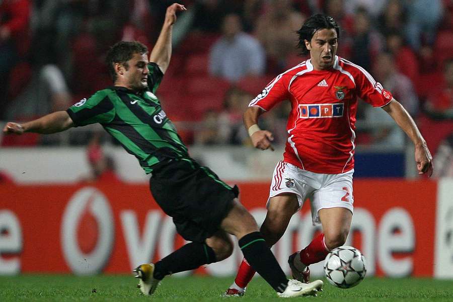 Nuno Assis vestiu as cores do Benfica