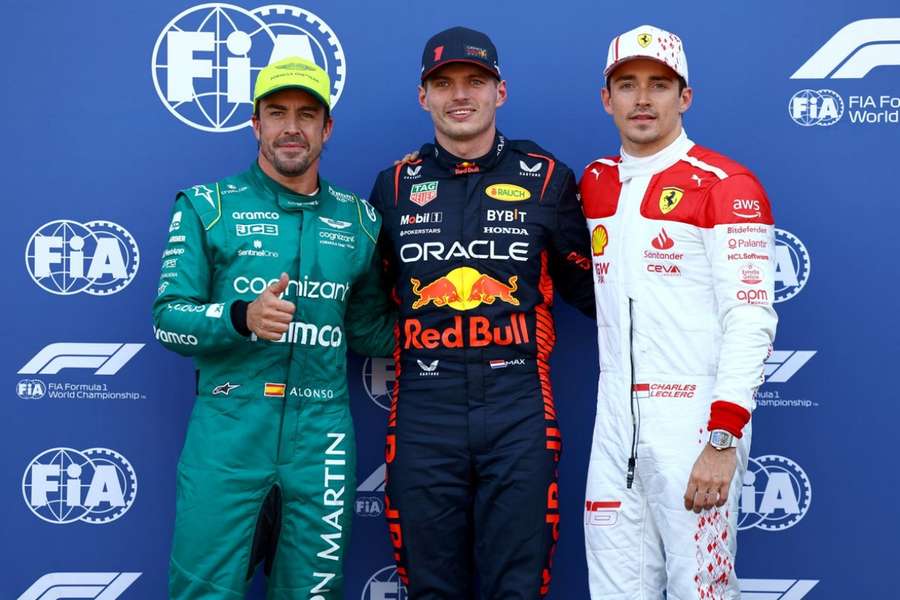Verstappen, Alonso y Leclerc, los tres más rápidos en la clasificación del GP Mónaco.
