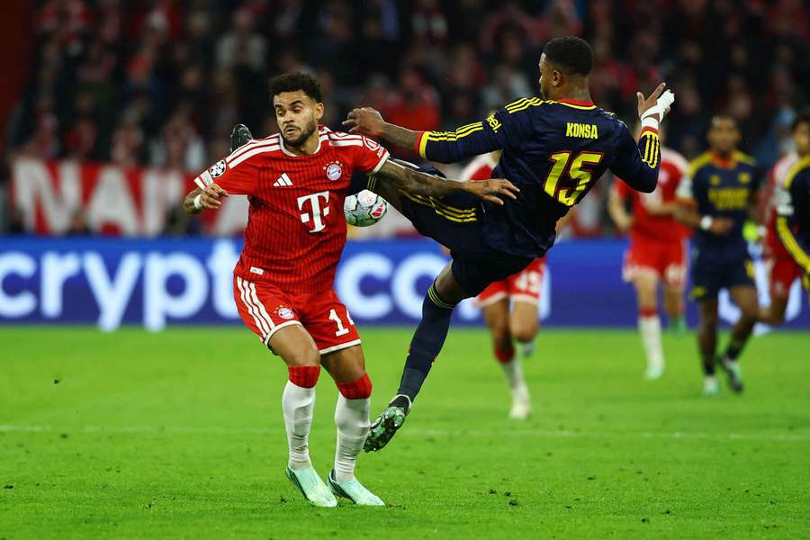 Ligue des champions : petite déchirure musculaire pour Diaz avec le Bayern Ligue des champions : petite déchirure musculaire pour Diaz avec le Bayern