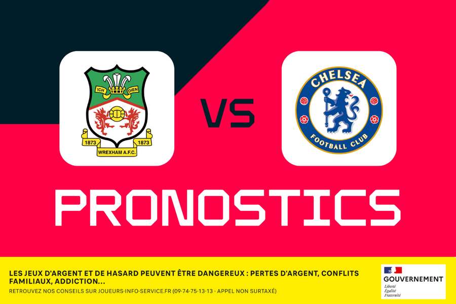 Wrexham – Chelsea : pronostics, meilleurs paris et cotes (FA Cup)