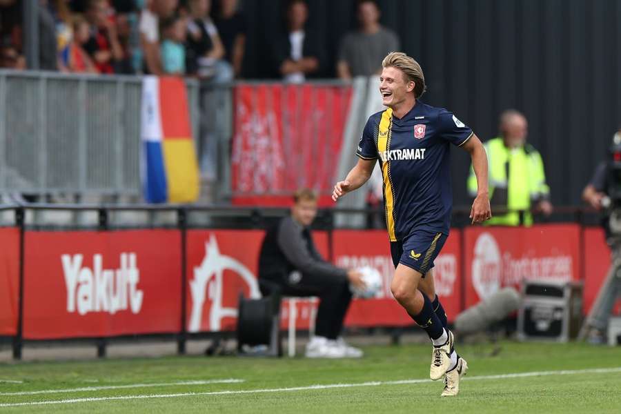 Sem Steijn zorgde voor een 0-2 voorsprong bij de rust