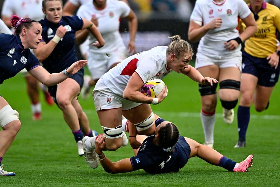 Matthews in action for England