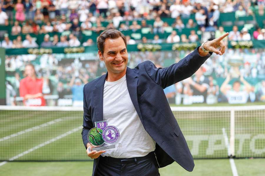 Roger Federer gab sich in Halle die Ehre