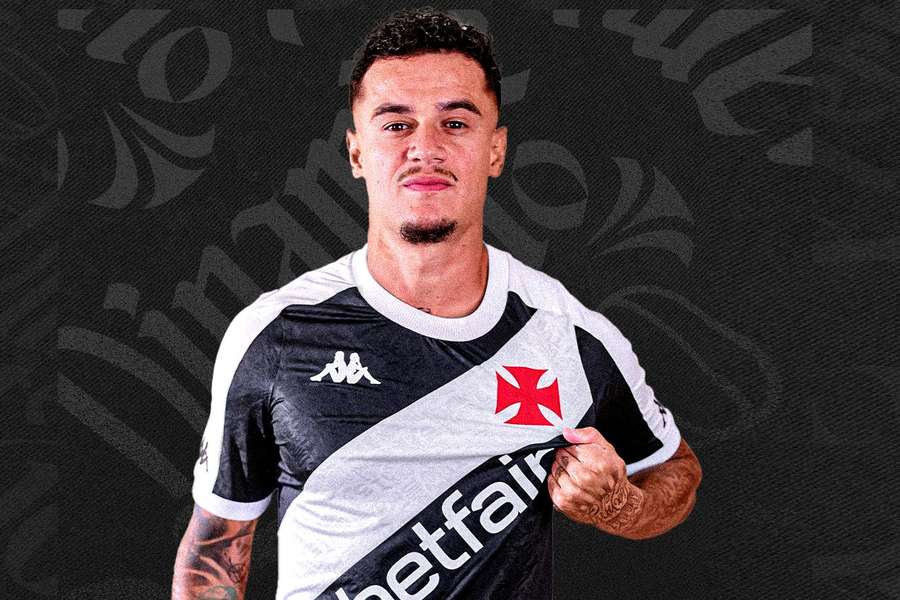 Ainda jogador do Aston Villa, Coutinho chega a São Januário por empréstimo