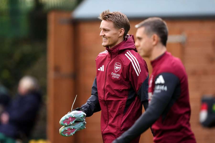 Ödegaard absolvierte am Dienstag das Abschlusstraining Ödegaard absolvierte am Dienstag das Abschlusstraining