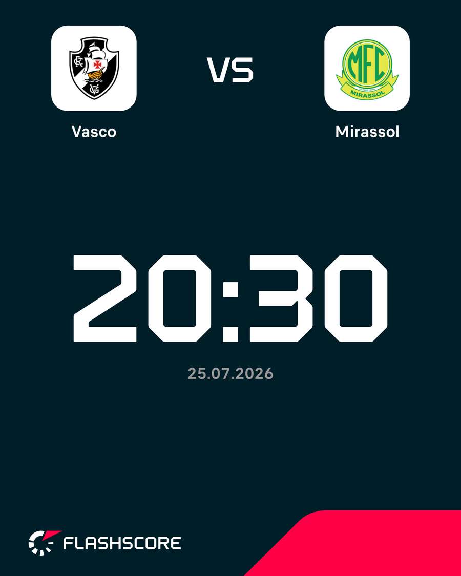 Vasco e Mirassol encerram o sábado Vasco e Mirassol encerram o sábado