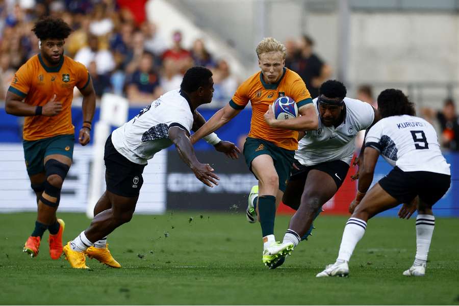 Carter Gordon struggled against Fiji