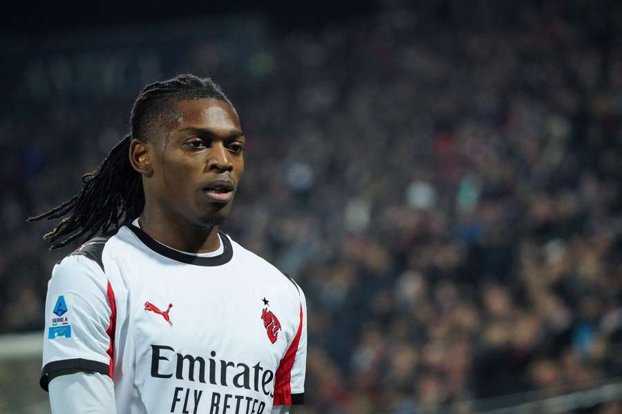 Rafael Leão marcou o único gol do jogo Rafael Leão marcou o único gol do jogo