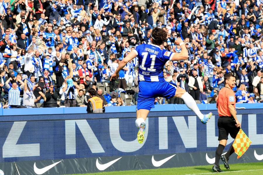 Fabian Reese hat die Hertha zum zweiten Ligaerfolg in Folge geführt