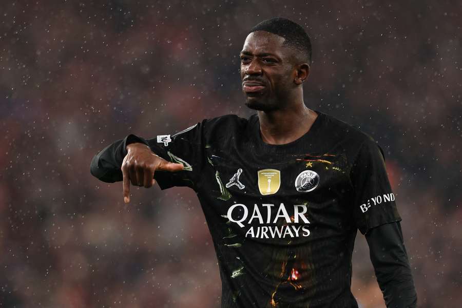 Ousmane Dembele bagged a brace for PSG