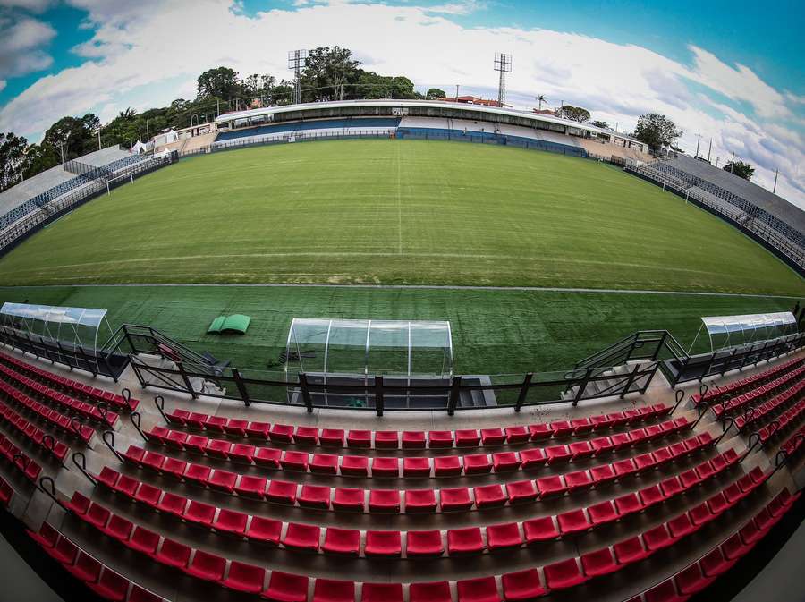 Foto do Estádio Municipal, que será utilizado pelo clube durante reforma do Nabizão Foto do Estádio Municipal, que será utilizado pelo clube durante reforma do Nabizão