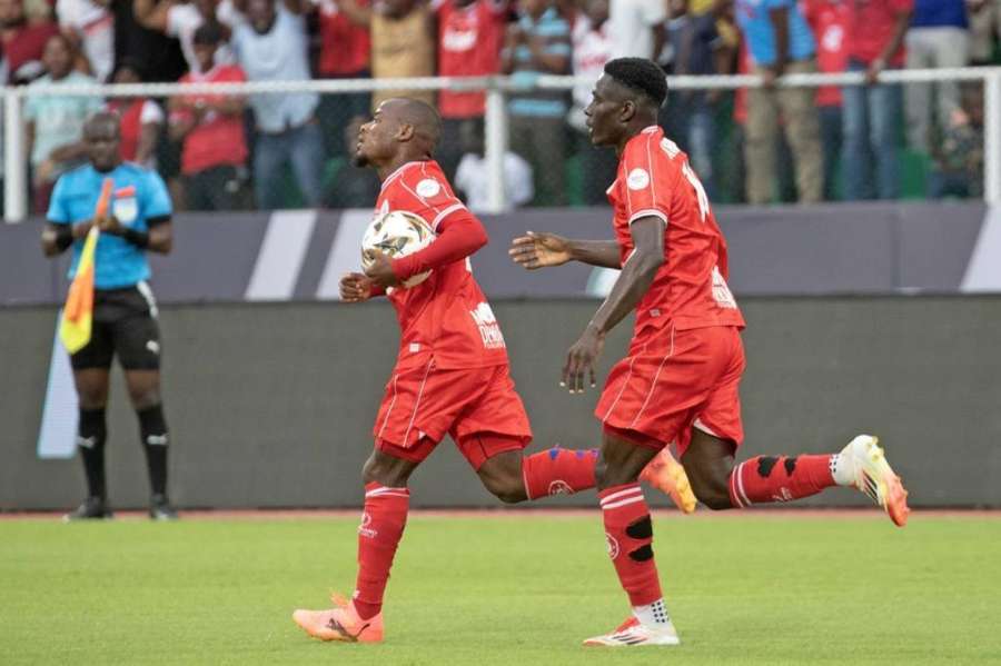 Joshua Mutale celebrates the opening goal