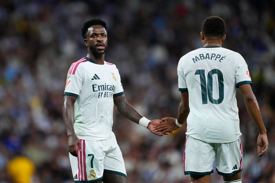 Vinicius y Mbappé 