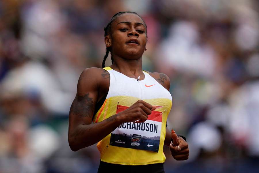 Richardson exits 200m at US trials