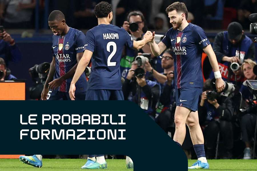 Kvaratskhelia e Hakimi contro il Liverpool