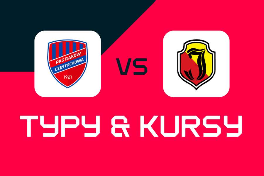 Raków Częstochowa - Jagiellonia Białystok: Typy, najlepsze kursy i zakłady (Ekstraklasa)