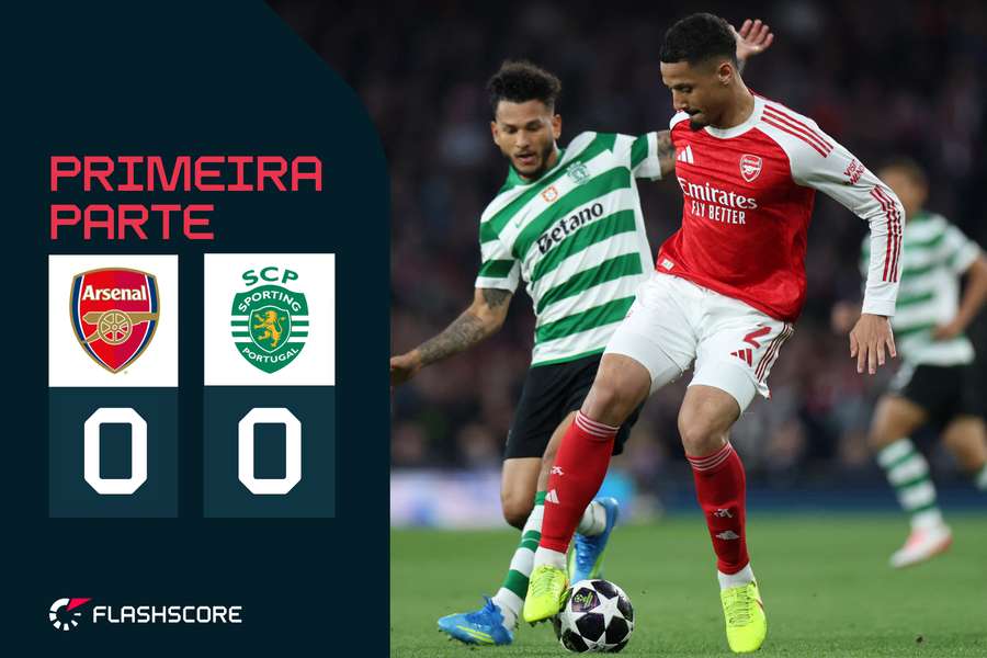 Estádio Emirates recebe o Arsenal-Sporting