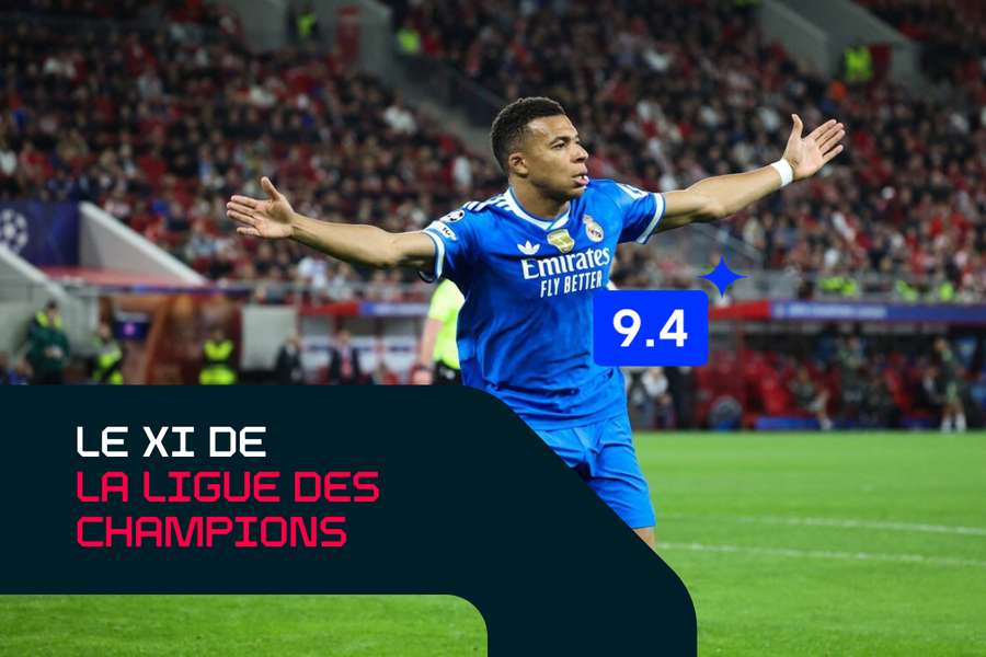 Mbappé a brillé face à l’Olympiakos avec un quadruplé.