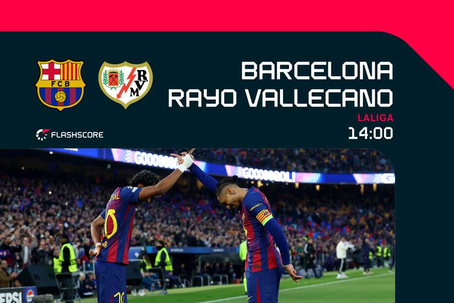 Raphinha y Lamine celebran un gol