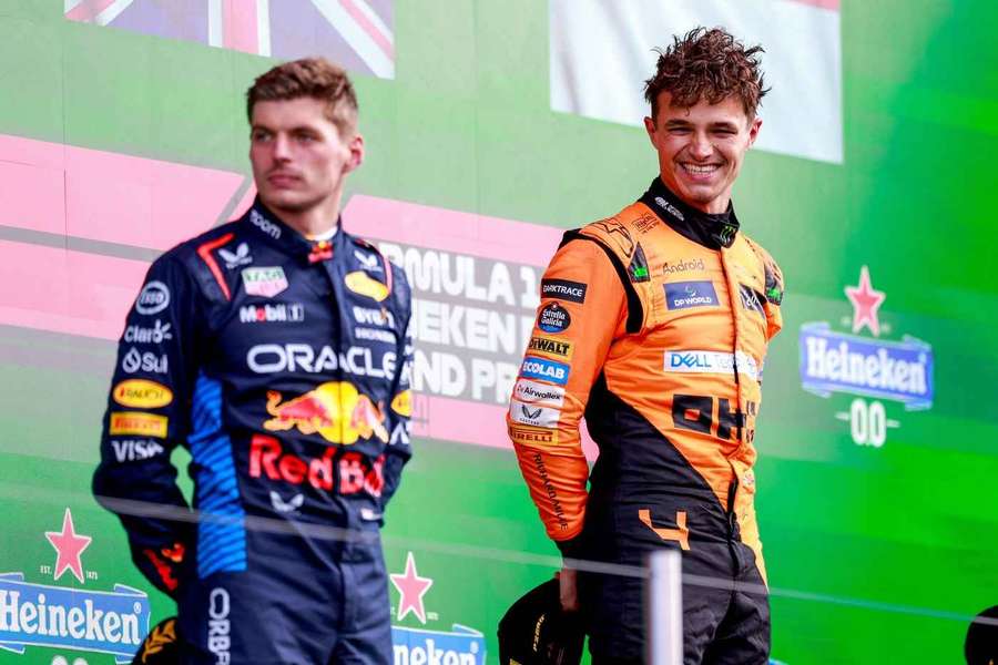 Todos os olhos estão postos no duelo entre Verstappen e Norris