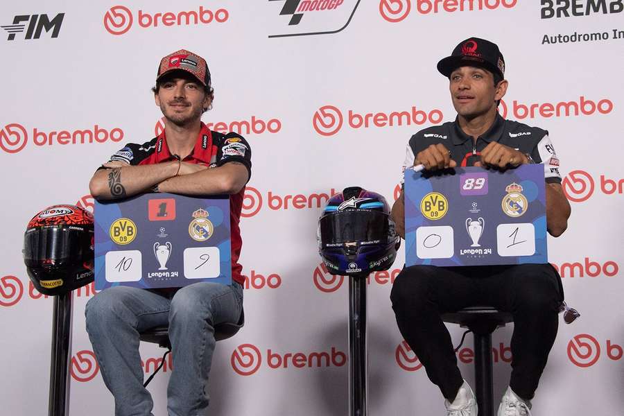 Bagnaia e Martin