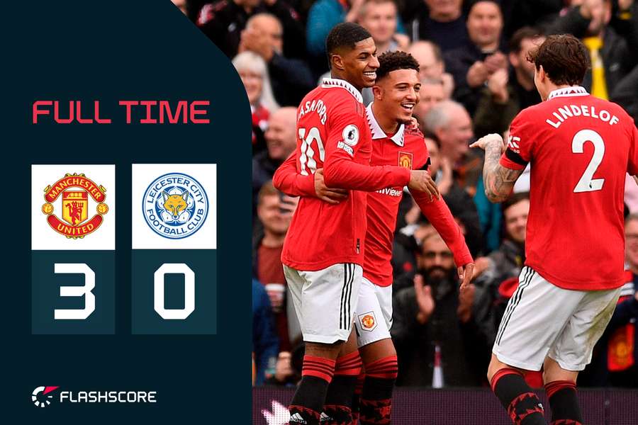 Rashford and Sancho put Leicester to the sword at Old Trafford