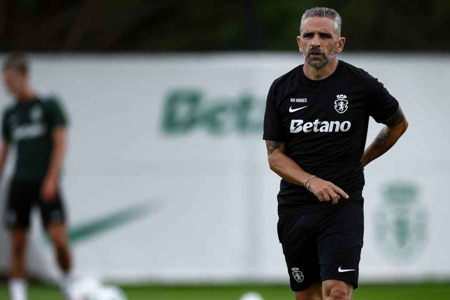 Rui Borges, treinador do Sporting Rui Borges, treinador do Sporting