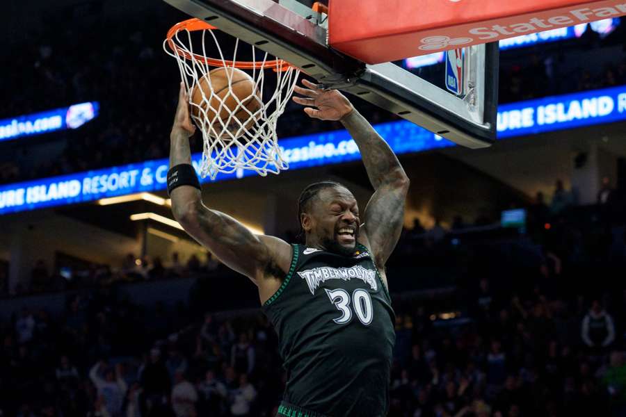 Julius Randle, cette nuit. Julius Randle, cette nuit.