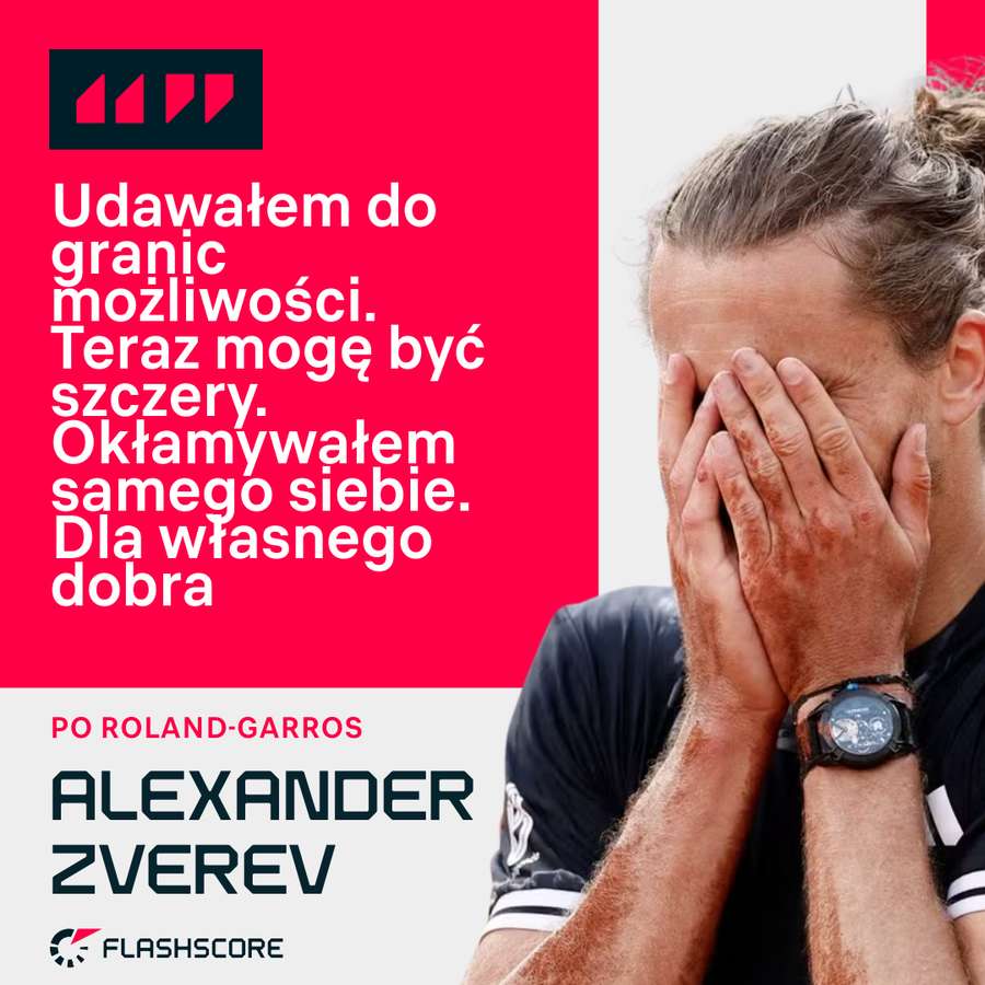 Sascha Zverev szczerze po zwycięstwie w Paryżu Sascha Zverev szczerze po zwycięstwie w Paryżu