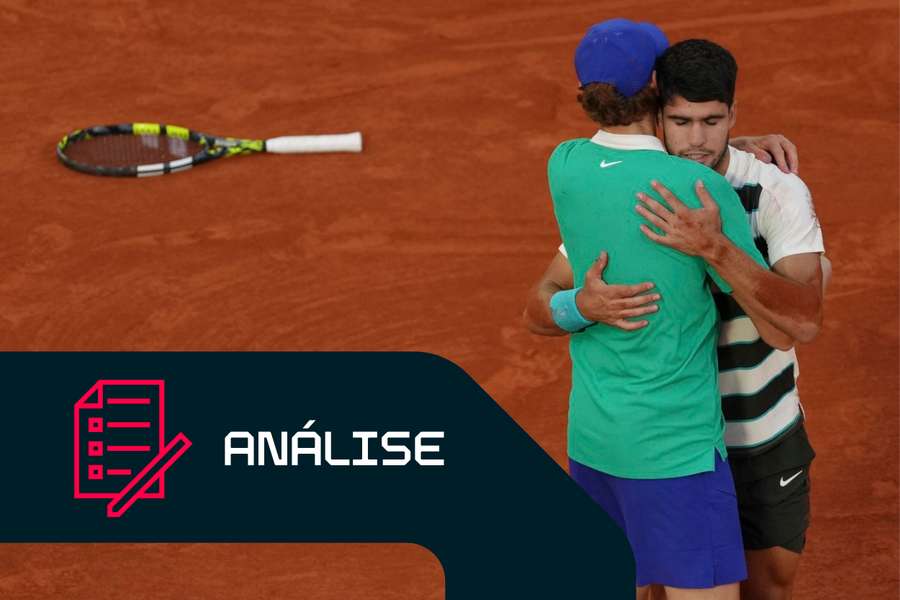 A rivalidade Sinner-Alcaraz segue para a terra batida