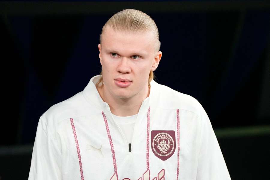 Haaland, pendiente de evolución para jugar contra el Liverpool.
