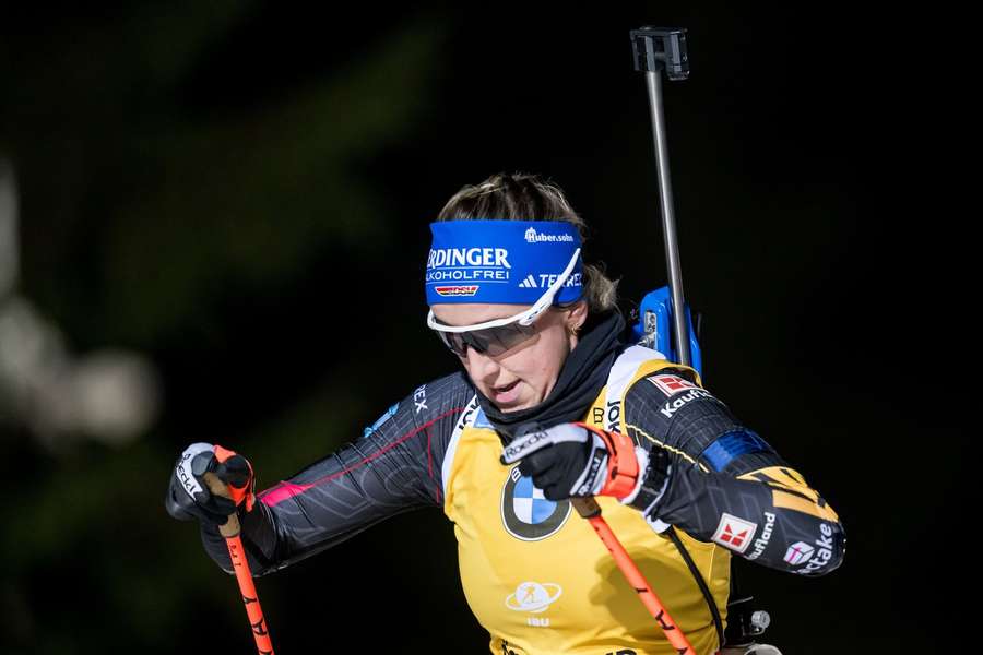 Franziska Preuß hat sich ihr erstes Weltcup-Einzel wohl anders vorgestellt.