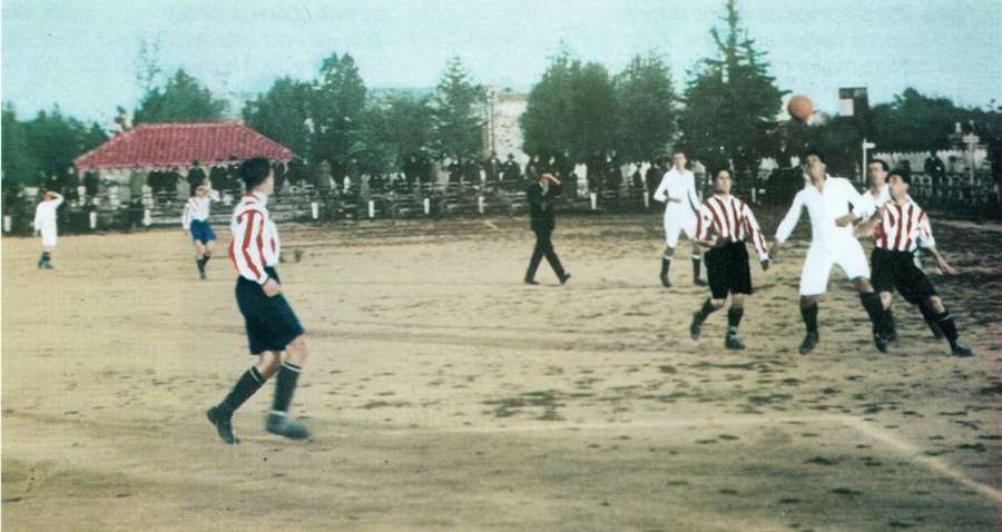 Dérbi de Madri em 1919, treze anos após a primeira disputa da história Dérbi de Madri em 1919, treze anos após a primeira disputa da história