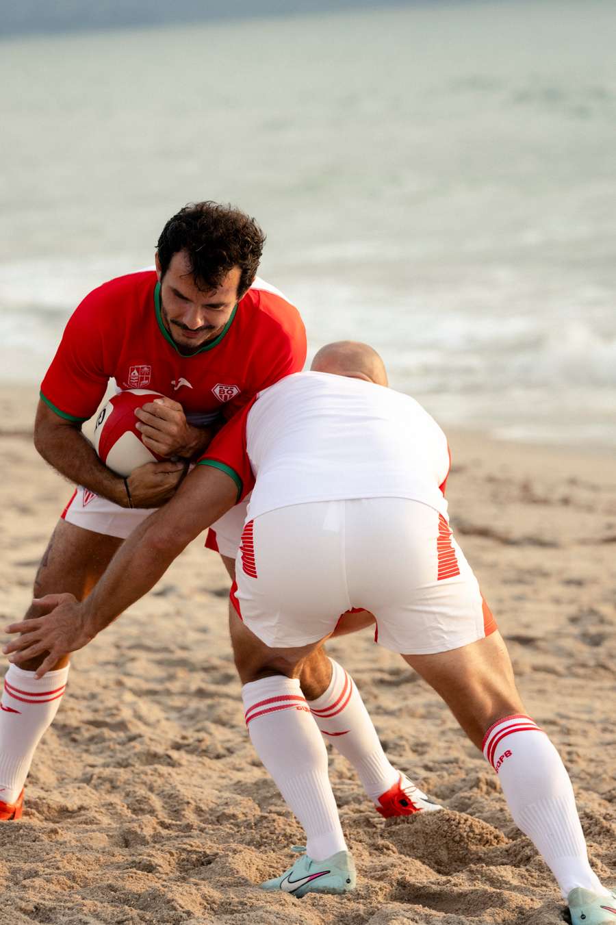 Les joueurs en tenue Les joueurs en tenue