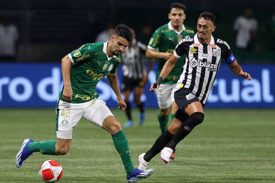 Palmeiras enfrentou o Santos, neste domingo, no Allianz Parque