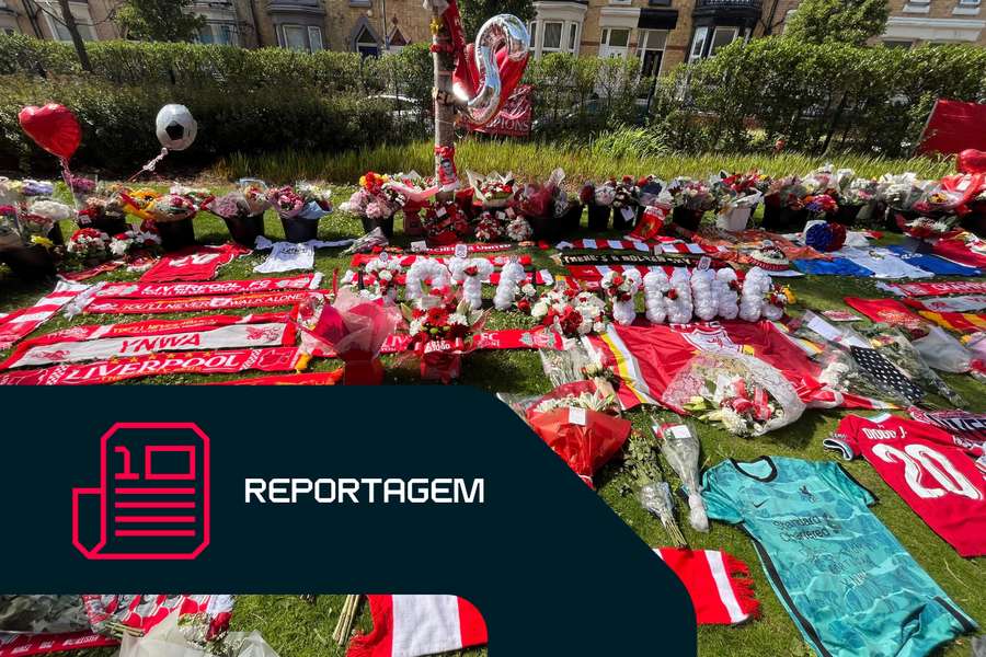 Merseyside uniu-se para homenagear Diogo Jota