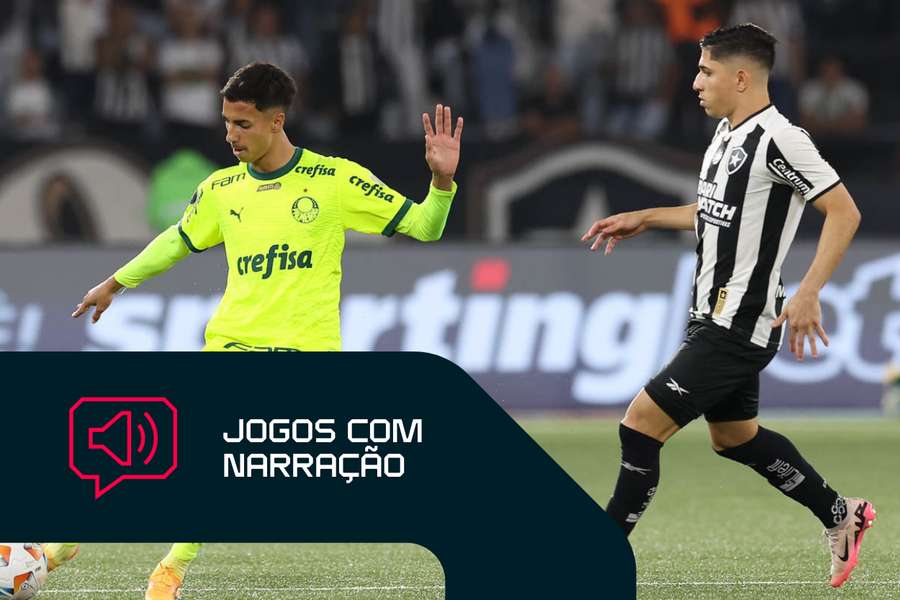 Botafogo levou a melhor sobre o Palmeiras no jogo de ida das oitavas da Liberta