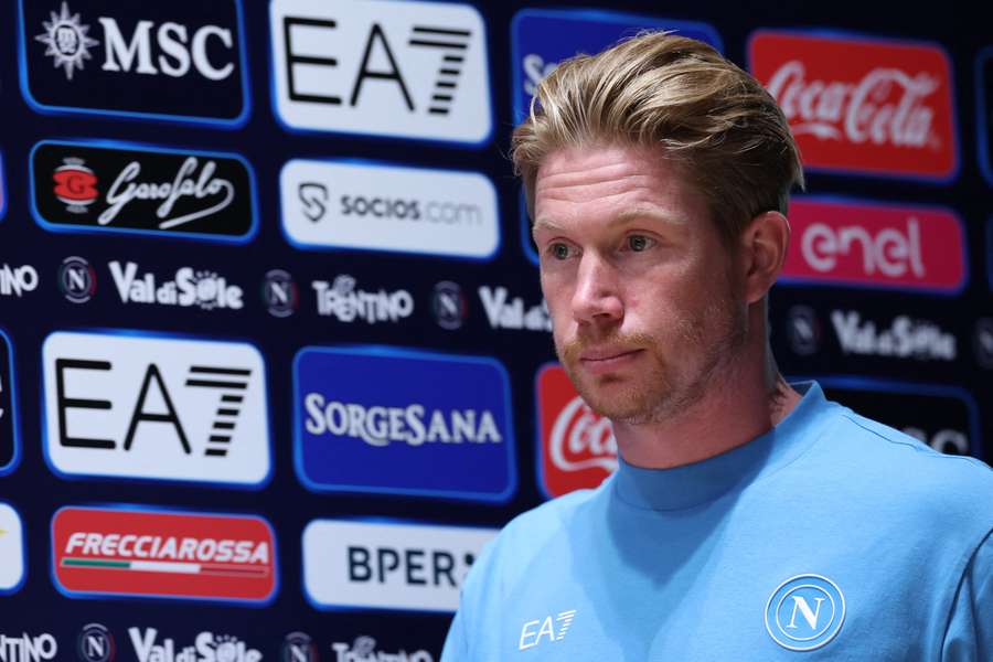Kevin De Bruyne con la maglia del Napoli